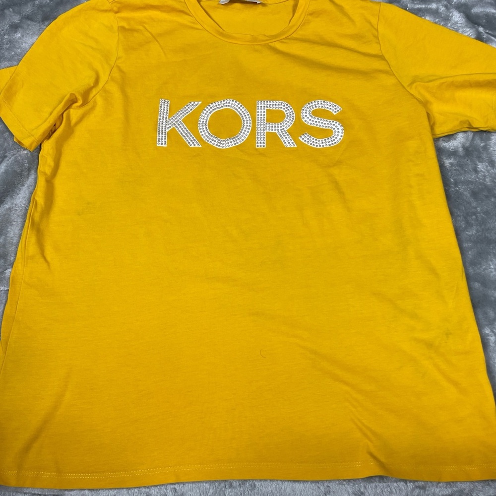 Michael Kors Kids Tee in Vibrant Yellow